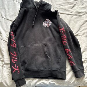 Santa Cruz Black Fleece Hoodie